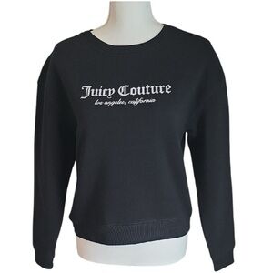 Juicy Couture Black Crew Neck Sweater small new